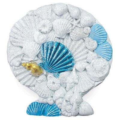 Coastal HP Polyresin Magnet, Shell with Shells