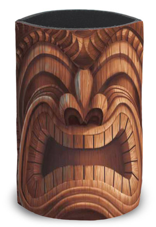 CAN COOLER HAPPY TIKI