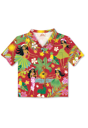8-ct Box Aloha Shirt, Island Hula Honeys