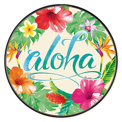 QI Wireless Charger 5W, Aloha Floral