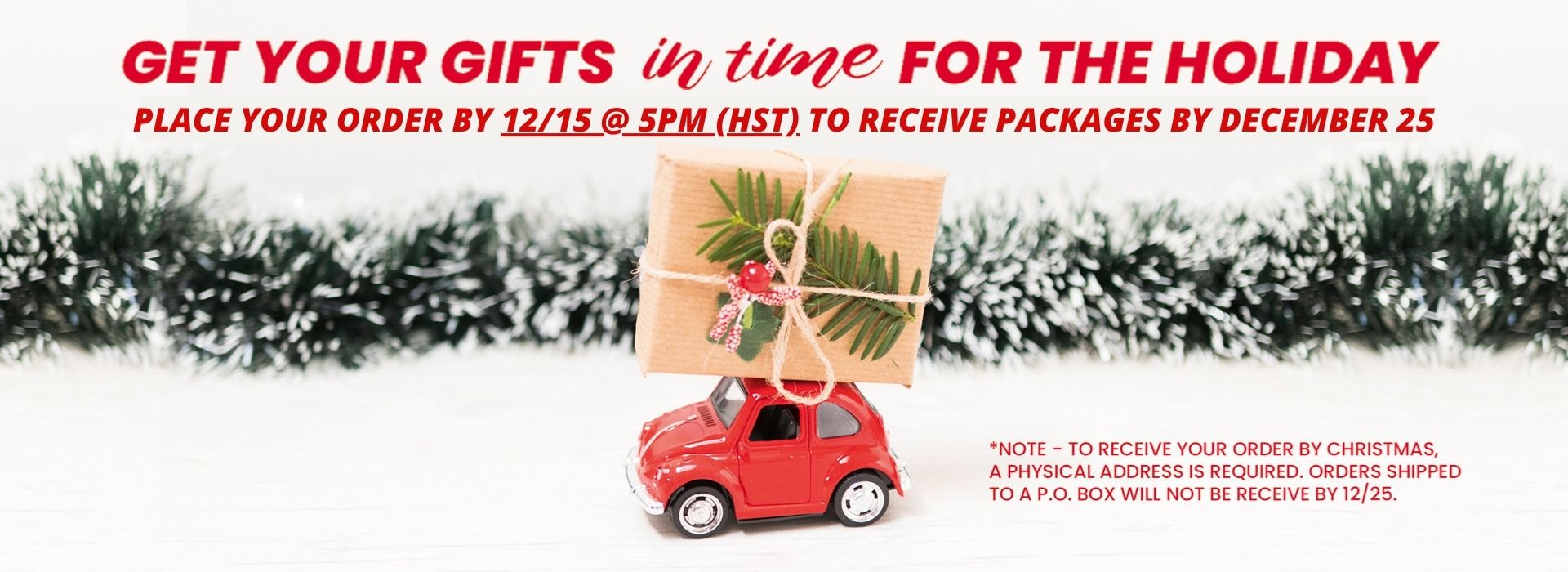 Christmas Shipping