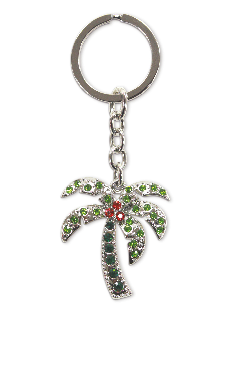 Palm Tree Keychain, Palm Tree Key Chain, Palm Tree Keyring, Palm