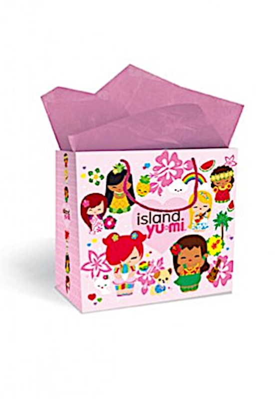 Gift Bag - Island Yumi Pink - Large - Welcome to the Islands
