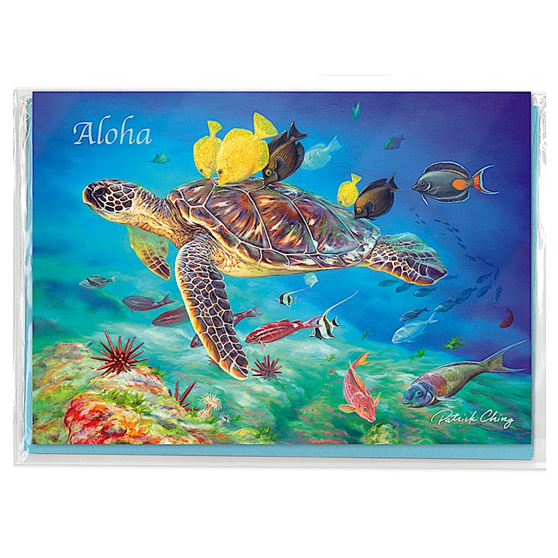 Gift Bag - Honu Swirl - Island Style-ih