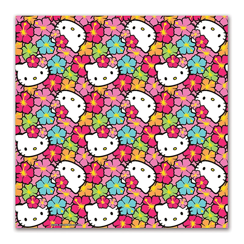 Paper Cocktail Napkin Hello Kitty® - Hibiscus - Welcome to the Islands