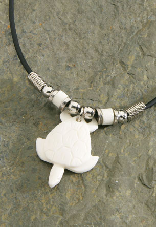 Iroquois Bone Turtle Necklace 199-103 G2 - Etsy