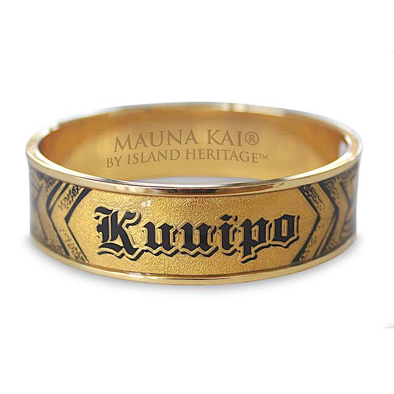 Hawaiian Bracelet Kuuipo Gold Welcome to the Islands