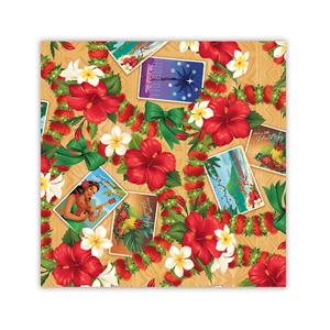 Rolled Gift Wrap, Mele Hawaiian Holidays  NEW!