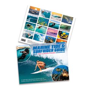 2025 Trade Calendar, Marine Tide & Surfrider Guide