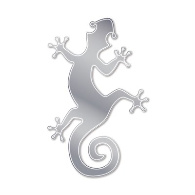 3D Foil Decal, Gecko