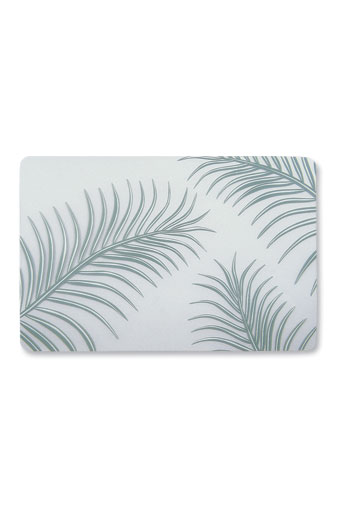 Translucent Placemat, Palm Leaves - Sage