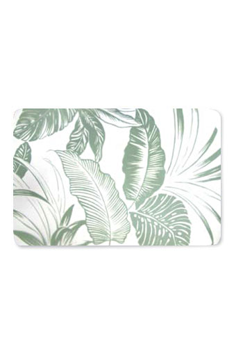 Translucent Placemat, Tropical Garden