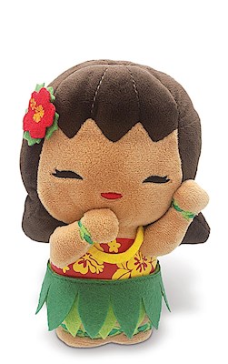 Island Heritage Hawaii Style Plush Toy Island Yumi Mai 8.5 W x 11.9 H 