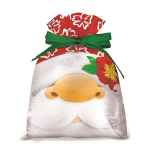 Foil D/S Gift Bag 3-pk SM, Jolly Aloha