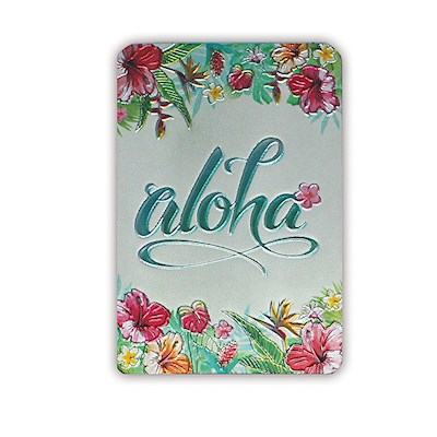 Foil Magnet, Aloha Floral