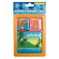 Framed Magnet Set 3-pk, Hawaii Collection