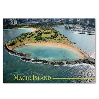 Magic Island 4 X 6 O'ahu Postcard