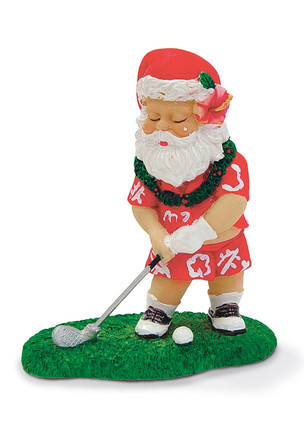 HP Ornament, Golfing Santa