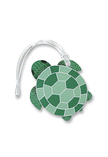 Die-Cut ID Tag, Honu