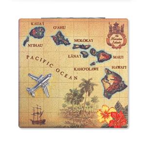 Compact Mirror, Islands of Hawaii - TAN