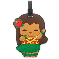 PVC ID/Luggage Tag, Island Yumi Aloha