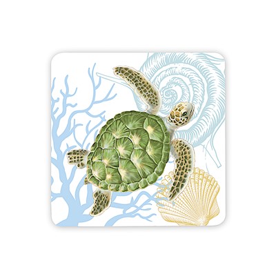 Coastal Wooden Magnet, Honu Voyage