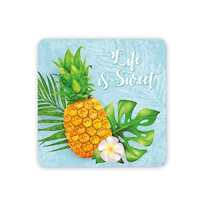 Coastal Wooden Magnet, Life Is Sweet