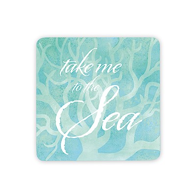 Coastal Wooden Magnet, Take Me to the Sea