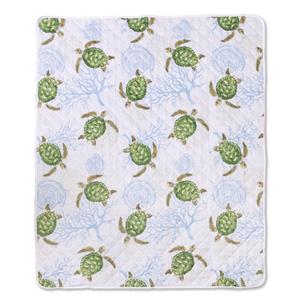 Beach Mat with Zipper Pouch- Honu Voyage