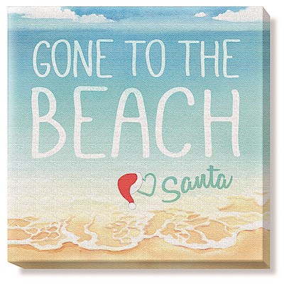 Holiday Canvas Art, Gone to the Beach