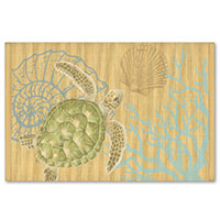 Bamboo Placemat, Honu Voyage