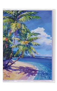 Greeting Card, Hawaiian Paradise, John Clark (V)