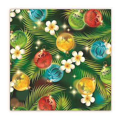 Rolled Gift Wrap, Ornaments of the Islands