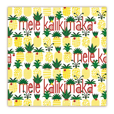 Rolled Gift Wrap, Mele Pineapple Parade