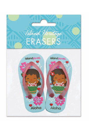 Erasers, Rubber Slippers - Island Yumi Aloha