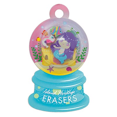 Eraser Set, Mermaid - Purple