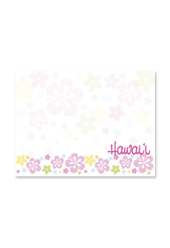 Rect. Aloha Stick'n Notes 50-sht, Spring Floral B
