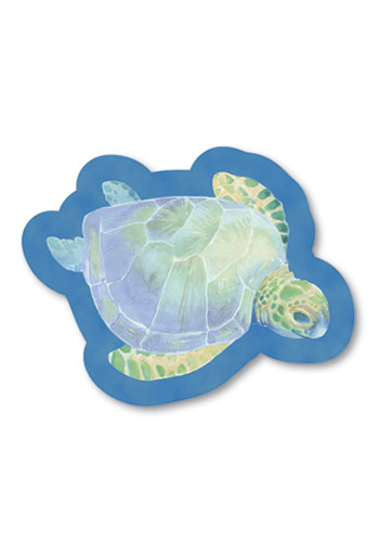 Shaped Aloha Stick'n Notes 50-sht, Turtle