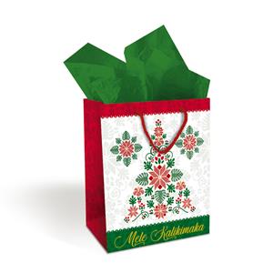 Medium Gift Bag, Hawaiian Holiday Tree