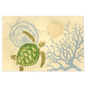 Reversible Fabric Placemats, Honu Voyage