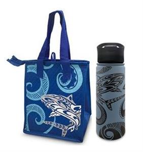 Tribal Shark Lunch Tote Set