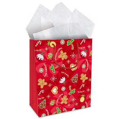 Large Gift Bag, Holiday Delights