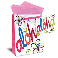 Mini Gift Bag, Bold Aloha (V)