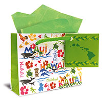 Mini Gift Bag, Hawaiian Adventures (H)