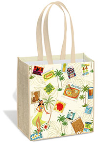 Island Tote, Stamped with Aloha