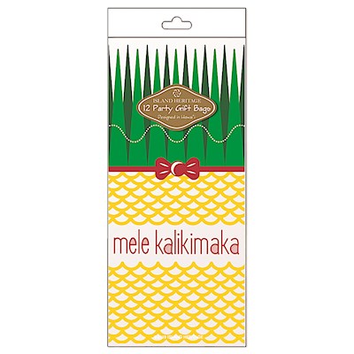 Cello Bag 12-pk SM, Mele Pineapple Parade