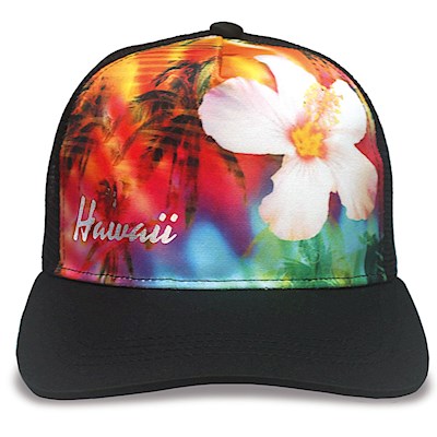 Island Cap Snap Closure, Rainbow Paradise