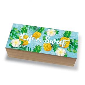 Coastal Wood Box, Life Is Sweet