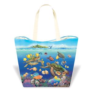 Tropical Beach Totes, Ocean of Friends