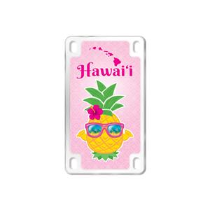 Magnet, Vertical License Plate - Pineapple Shaka